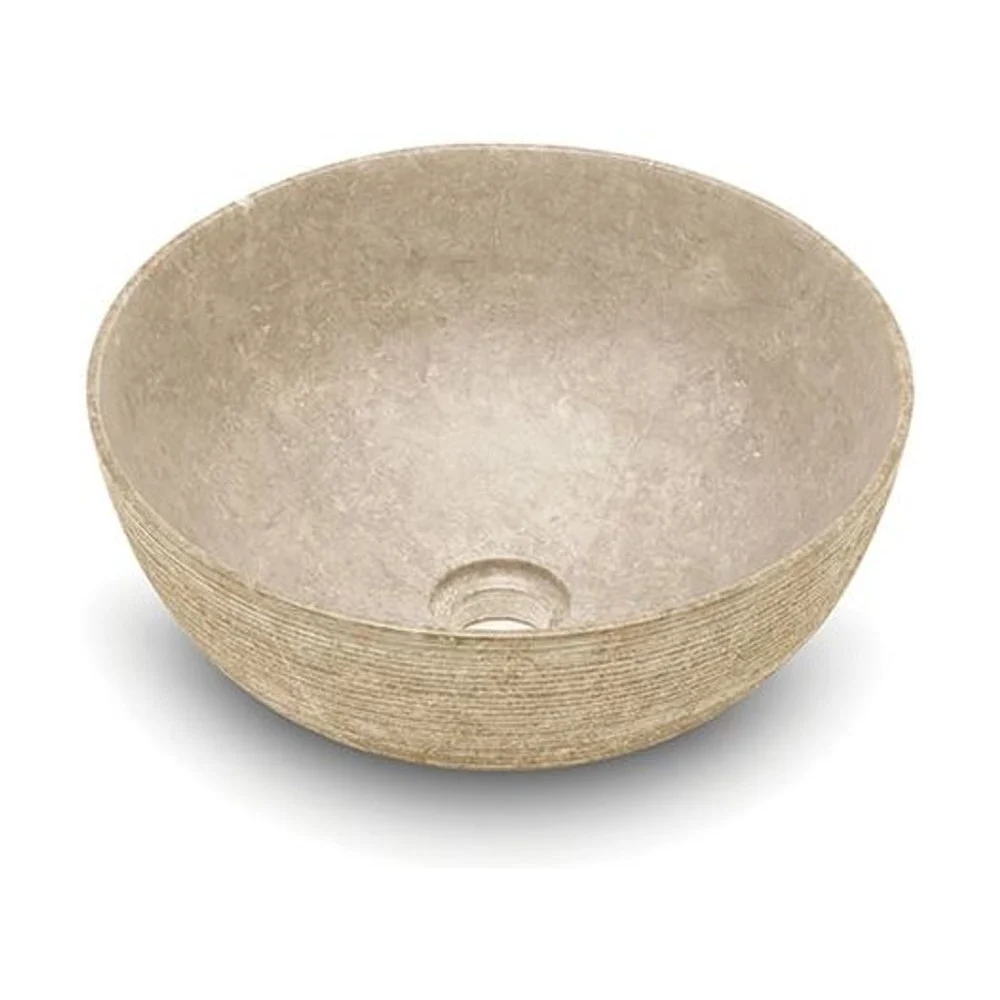 Bathco Domed tvättställ skål 38 cm (Bowl), Beige