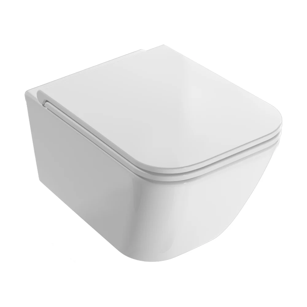 Globo Stone vägghängd WC, spolkantsfri, 52 cm