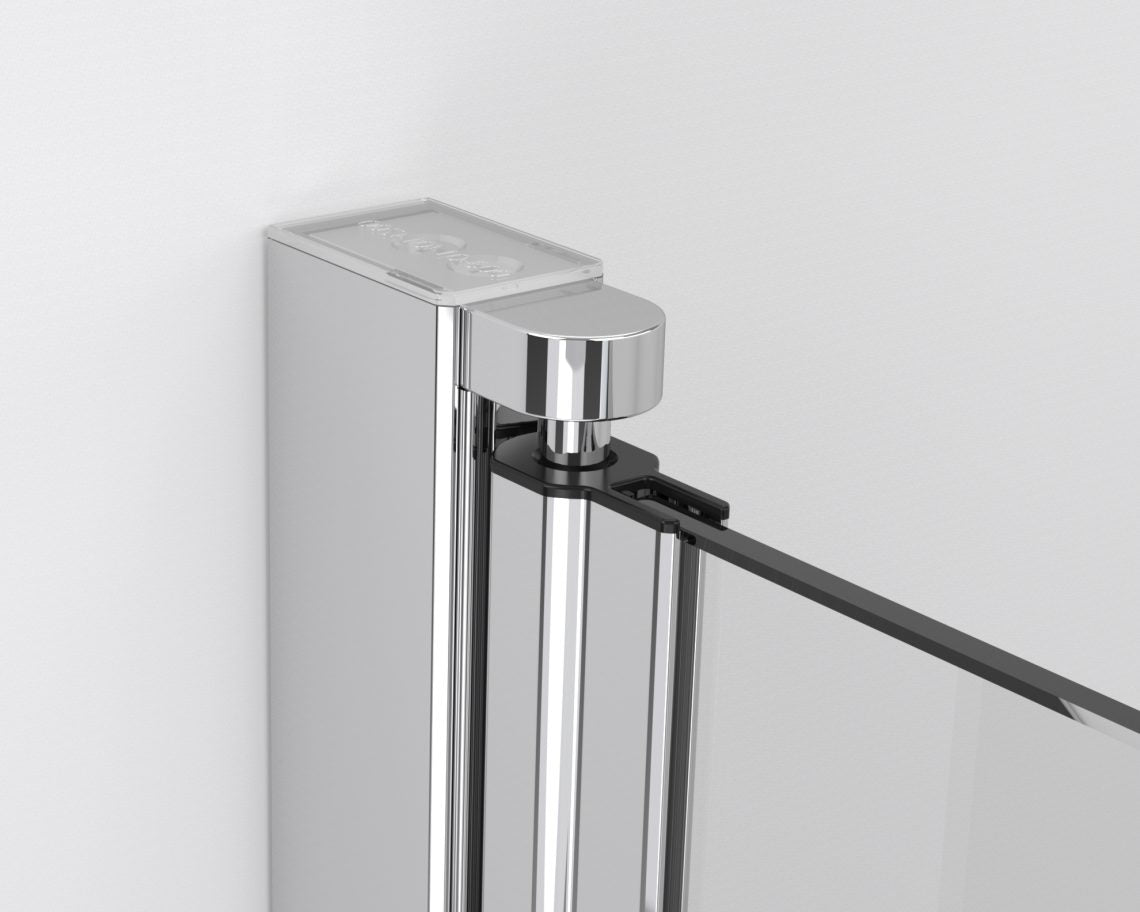 Eos PDD 1 duschvägg krom & klarglas - Bild 2